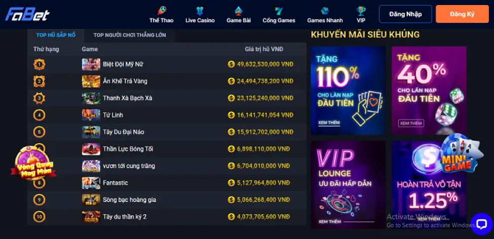 Chương trình hoàn trả ae555 cực cao